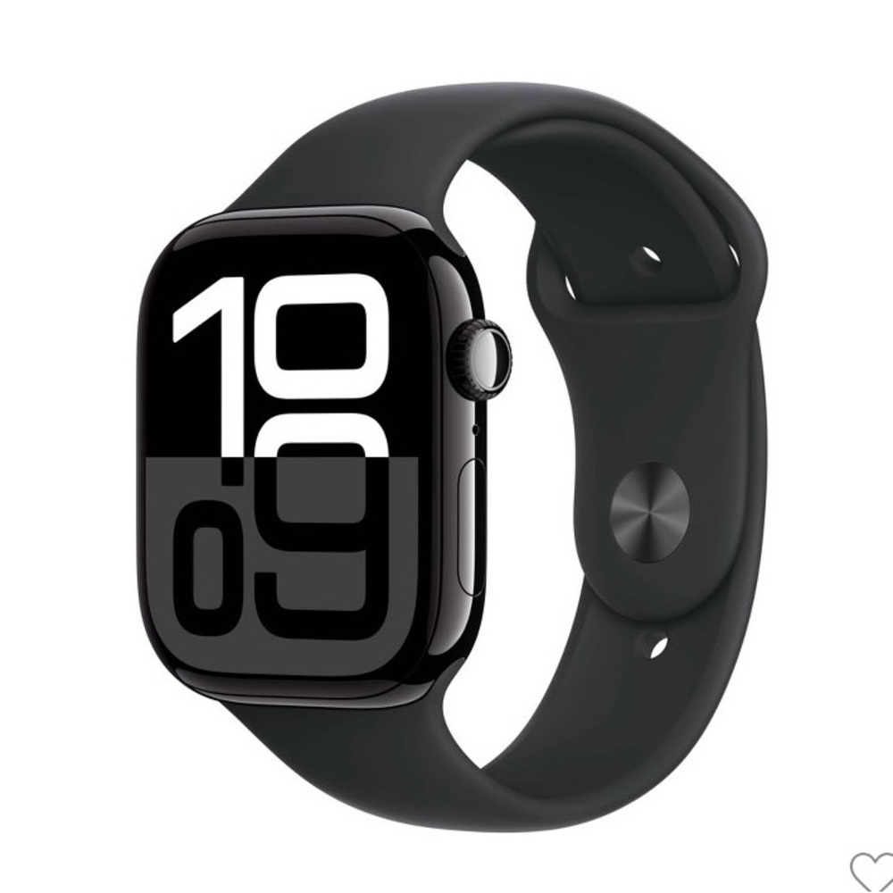 New, Apple Watch Series 10 46mm Jet Black AI Black SB S/M GPS